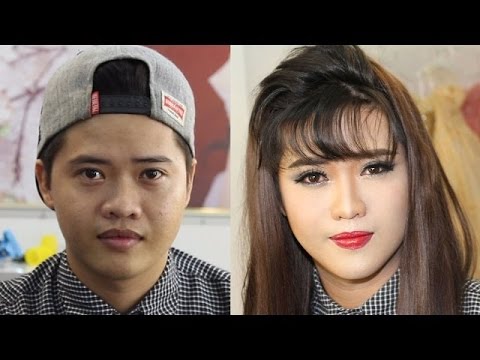 بالفيديو شاب كوري يتحوّل الى فتاة فائقة الجمال