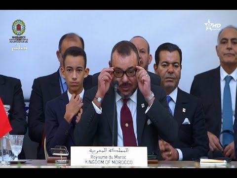 الملك محمد السادس يلقي خطابه بالفرنسية في قمة أفريقيا للعمل