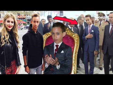 شاهد  كيف تحول ولي العهد المغربي من طفل إلى شاب طويل