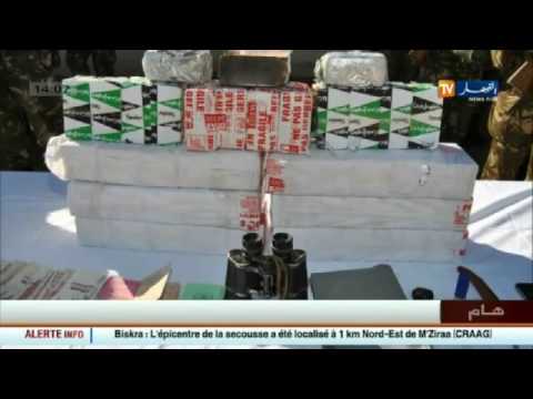 شاهد  الدرك الجزائري يحبط محاولات لتهريب المخدرات