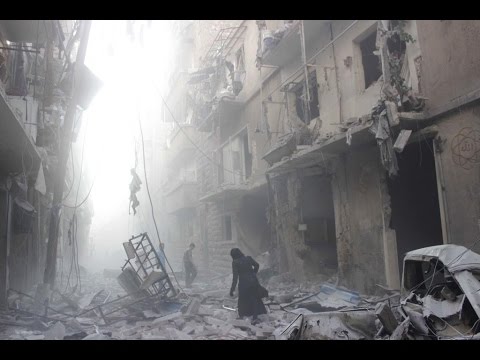 شاهد قتلى وحالات اختناق في مدينة حلب