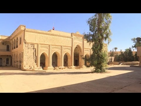 شاهد مسيحيون يعودون إلى دير دمره داعش شمال العراق