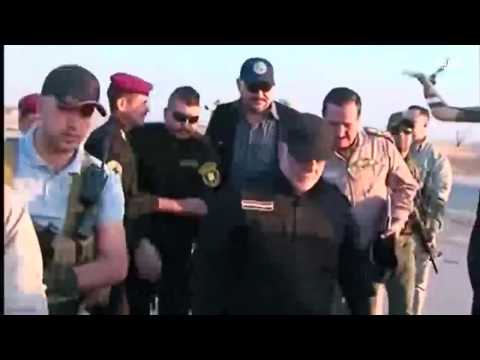 شاهد حيدر العبادي يؤكد أن معظم نينوى باتت تحت سيطرة قواته