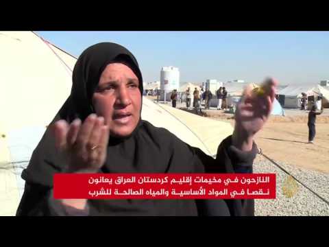 شاهد تفاقم معاناة نازحي الموصل في مخيمات كردستان العراق