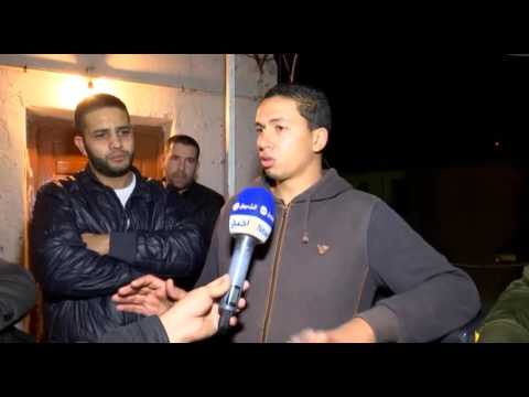 شاهد  ورشة بناء تسبب انهيار جزئي لأحد العمارات