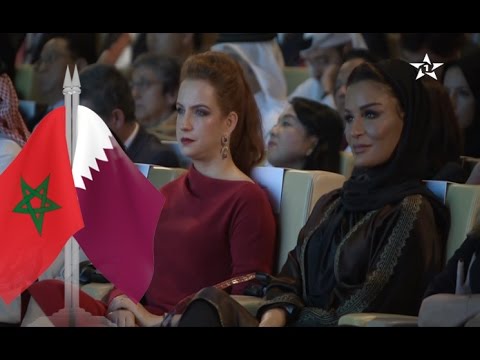 بالفيديو الأميرة لالة سلمى في ضيافة  دولة قطر