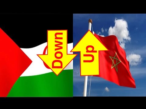 شاهد لحظة إنزال البوليساريو وإعلاء العلم المغربي