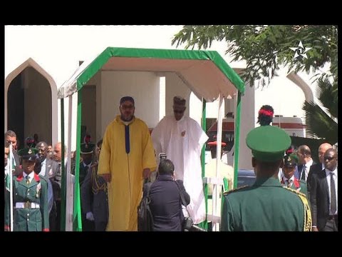 الرئيس النيجري محمد بخاري يستقبل الملك محمد السادس
