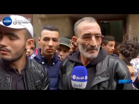 زملاء التلميذ رشيد لعيفة ينظمون وقفة تضامنية مع عائلته