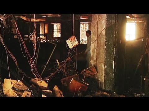 عشرات القتلى والجرحى اثر حريق مروّع في فندق في كراتشي الباكستانية
