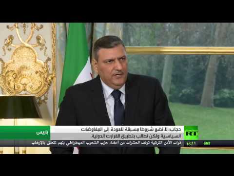 حجاب يؤكد لا نضع شروطا مسبقة للعودة إلى المفاوضات