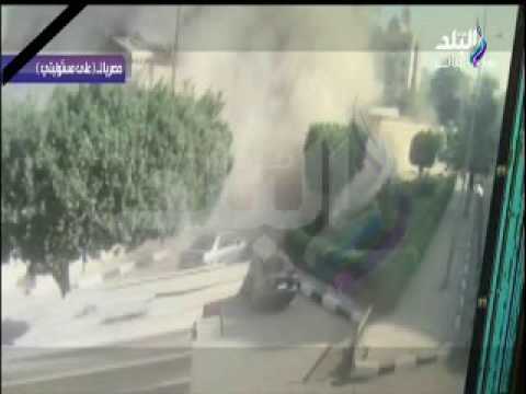بالفيديو  لحظة دخول الإرهابي محمود شفيق إلى الكاتدرائية وتفجير نفسه