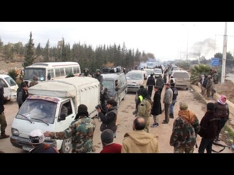 شاهد تعليق عملية الإجلاء من مناطق المعارضة في حلب