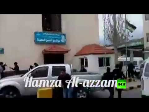 مشاهد جديده لاشتباكات مع مسلحين في مدينة الكرك الأردنية