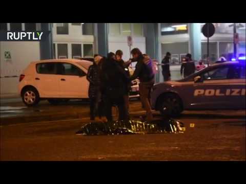 شاهد مقتل أنيس العماري منفذ هجوم برلين في إيطاليا