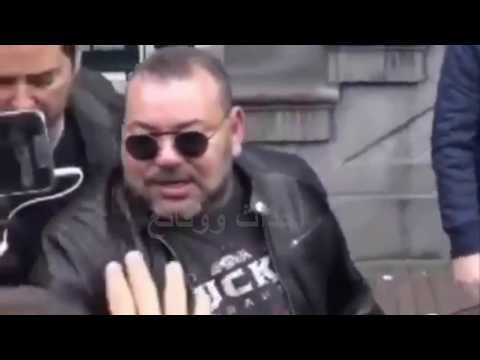 شاهد  الفيديو الذي أرعب الجميع للملك محمد السادس