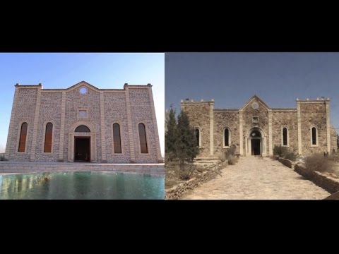شاهد نسخة إيطالية عن كنيسة دير مار اليان المُدمرة في سورية