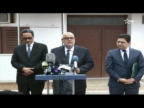 شاهد الملك محمد السادس يوفد بنكيران وبوريطة