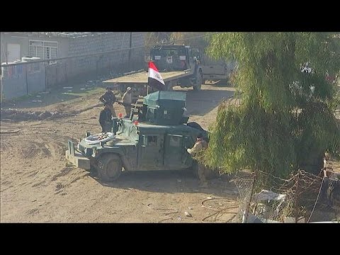 شاهد قوات بغداد وحلفائها تحاول التقدم شرق الموصل وشماله