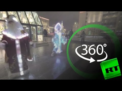 شاهد الاستعدادات الأخيرة للاحتفال بعيد رأس السنة في موسكو