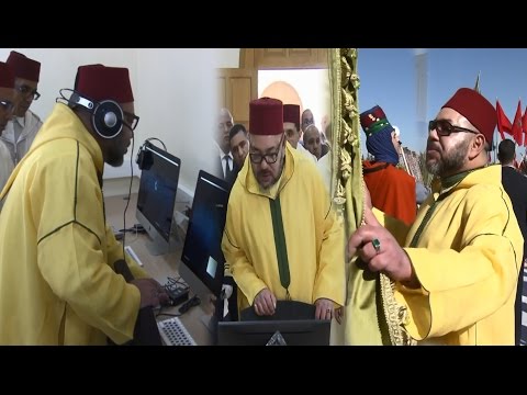 بالفيديو العاهل المغربي يدشّن أكبر مركب اداري وثقافي في مراكش