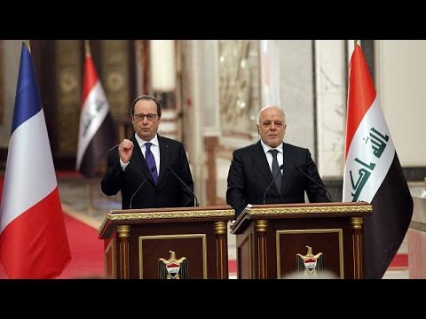 شاهد الرئيس الفرنسي يتوقع استعادة الموصل قبل الصيف