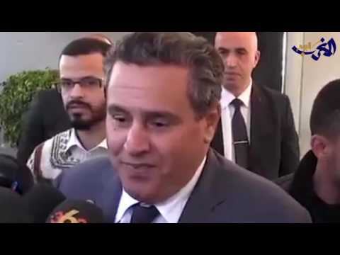 شاهد الأمين العام لحزب التجمع عزيز أخنوش في منزل عبد الإله بنكيران