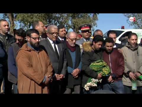 تشييع جنازة زينب آيت سي التي قتلت في هجوم إسطنبول