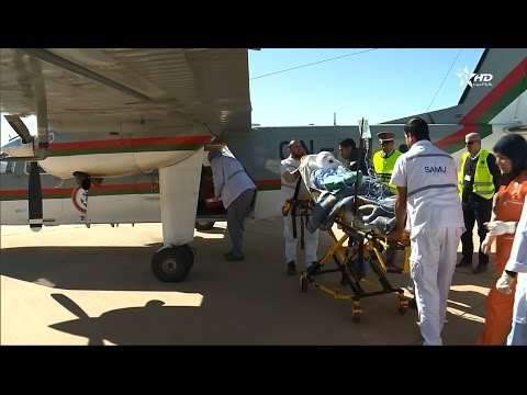 نقل الشخص الذي تعرض لإصابة بليغة إلى مراكش