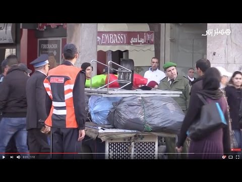 الأمن المغربي يشنّ حملة على الباعة المتجوّلين في الدار البيضاء