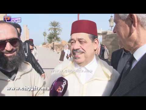 بالفيديو حميد شباط في زيارة إلى ضريح محمد الخامس