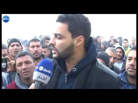 شاهد عمال الشركة الوطنية للهندسة والإنجاز ينتفضون ضد التهميش