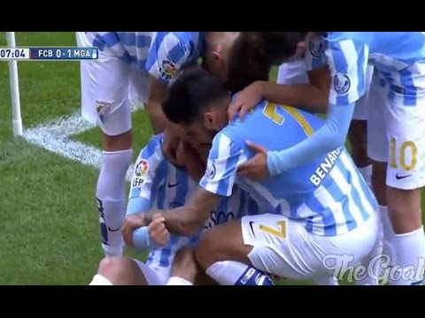 ملقا يوقف قطار برشلونة ويدق ناقوس الخطر