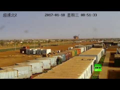 لحظة التفجير الانتحاري في معسكر شمال مالي