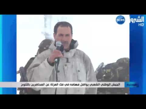 شاهد  الجيش الجزائري الشعبي يواصل مهامه