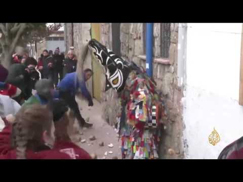 انطلاق مهرجان غارامبلاس السنوي في قرية بيورنال الإسبانية