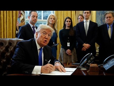 ترامب يوقع على أمرين تنفيذييْن لبناء خطيْ أنابيب مشروع كيستون إكس إل وشمال داكوتا