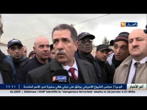 الوالي المنتدب لبراقي ومير الحراش يطمئنان المواطنين