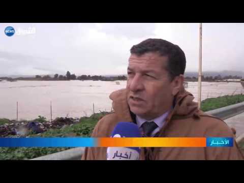 شاهد الفيضانات تحاصر 30 عائلة في العبادية