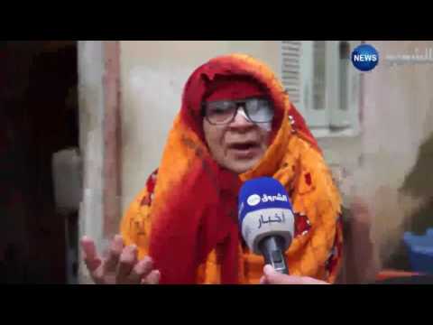 بالفيديو  انهيار جزئي لسكن هش في فرندة في تيارت