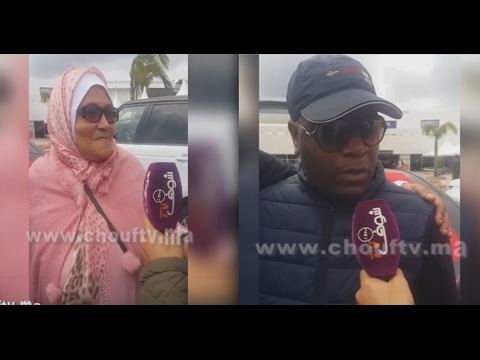 استقبال عائلة حمزة له في مطار محمد الخامس