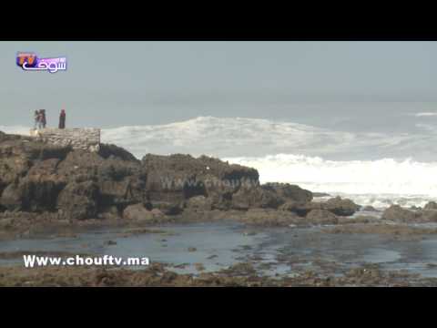 شاهد أمواج كازا تزامنًا مع الميني التسونامي في سلا و الشمال