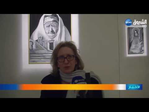 بالفيديو رسام تشكيلي جزائري يعرض لوحاته عن الجزائر في باريس