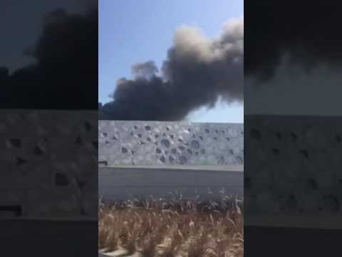 حريق هائل في دار الأوبرا الكويتية