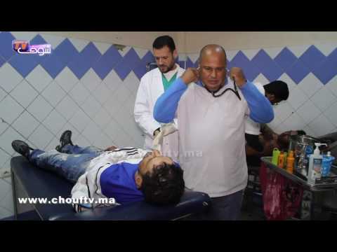 شاهد أخطر إصابة بعد المعركة الدامية لحي مولاي رشيد