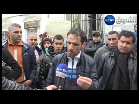 شاهد سكان بلدية الأربعاء يحتجون على رخصة استغلال وادي الجمعة