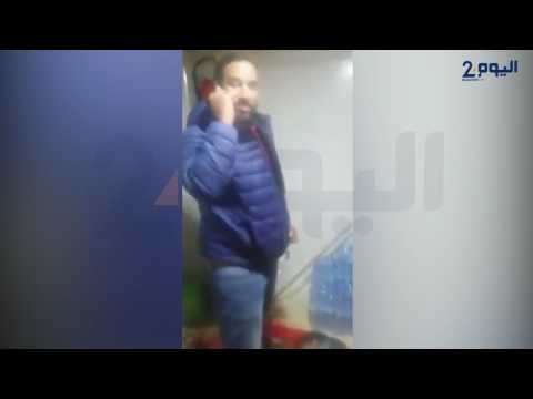 بالفيديو  لحظة الاعتداء على طالب من البرنامج المرحلي