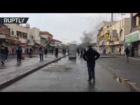 شاهد احتجاجات في بلدة الديه البحرينية