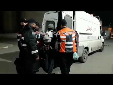 لحظة إلقاء القبض على أربعيني في حالة هستيرية