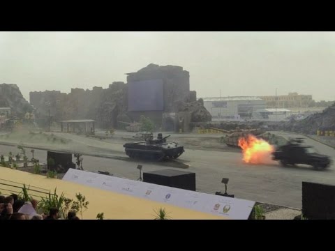 افتتاح معرض ومؤتمر الدفاع الدولي ايدكس في أبوظبي
